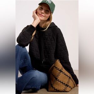 Evereve Lindsay Quilted Hoodie